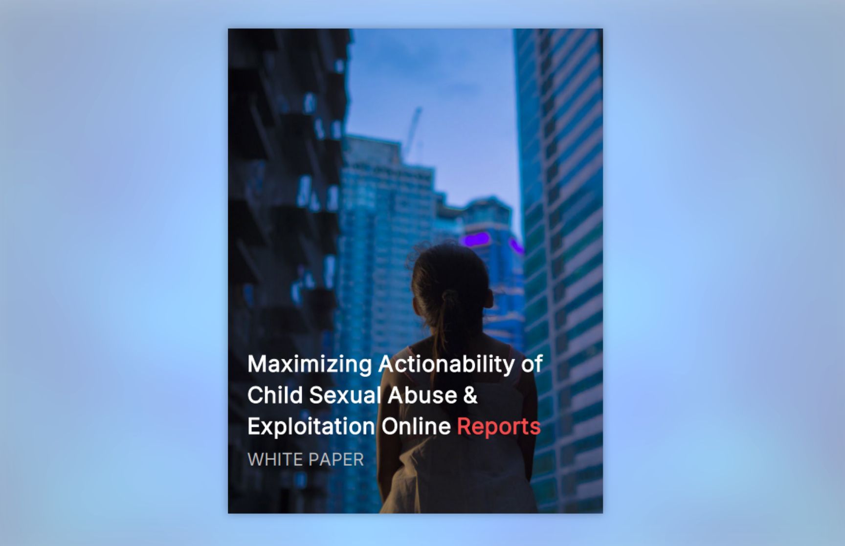 "Cover of the white paper"