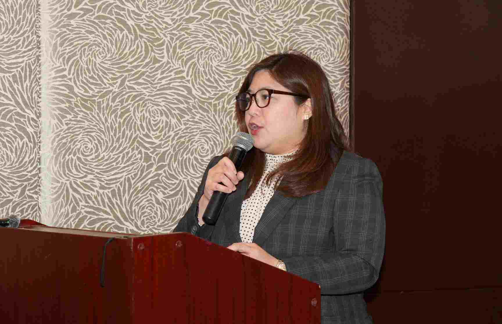 Atty. Nelisa Guevara-Garcia speaking