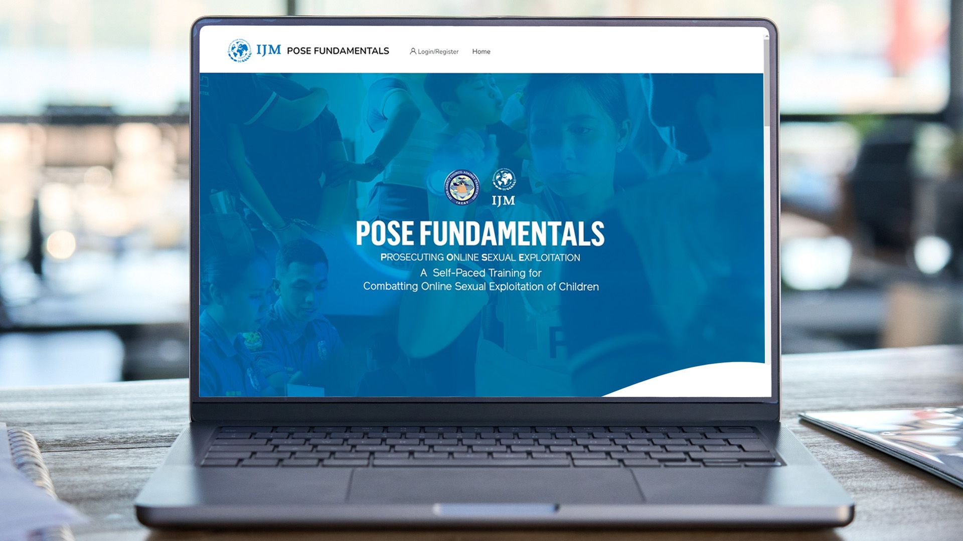 POSE Fundamentals Website Home Screen